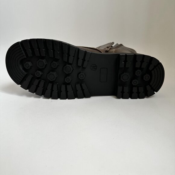 Sonoma So Reindeer Women Boots Combat Zipper Closure Brown Size 9.5 Med NWOB - Picture 9 of 9